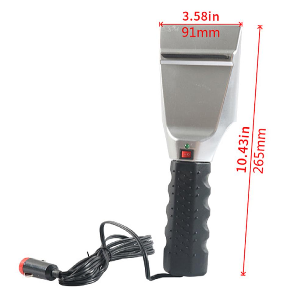12V Winter Multifunctional Snow Removal Shovel For Cars, Capable Of Snow Removal, Heating, And Windshield Wiping With Car Socket