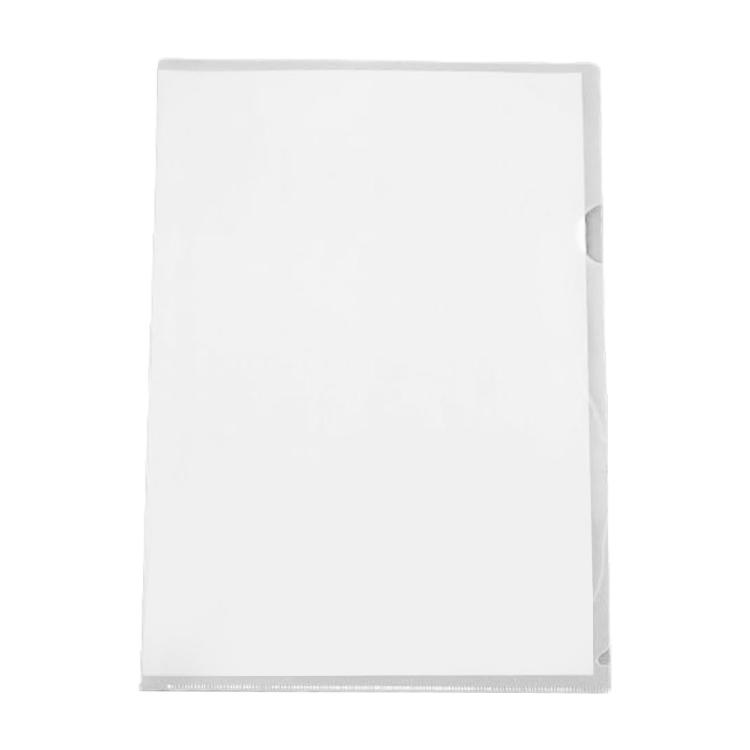 6 Color L Shaped Folder A 4 Plastic Folder Paper Clip Folder Presentation Folder for Protection File