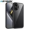 KEYSION Transparent Case for Xiaomi POCO X8 Pro Max Soft Silicone+PC HD Clear Simple Shockproof Phone Back Cover for POCO X8 Pro