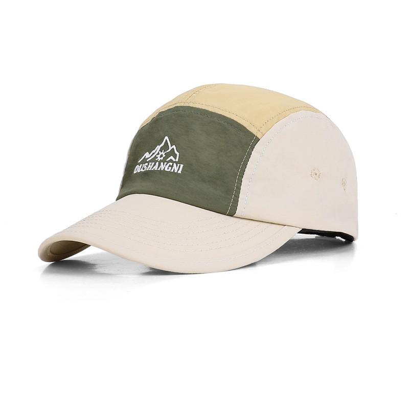 Summer Outdoor Sunscreen Cap With Embroidered Letter Design Waterproof Breathable For Commuting
