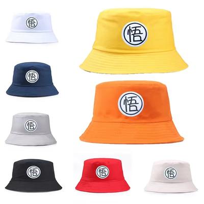 Großhandel Neuer Cartoon Anime Ball Eimerhut Damen Herren China Wukong Bedruckter Fischerhut Mode Runder Anstecker Panama Sonnenhut