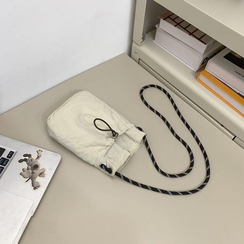 

Mobile Phone Bag Mini Small Bag Women s Lightweight Small 2024 New Arrival Trendy Summer Walking Wear Change and Key Messenger Bag Beige White