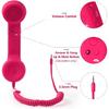 Retro 3.5mm Telephone Handset, Radiation Proof Cell Phone Receiver Mic Microphone Speaker, Vintage Phone Handset for Cellphone Smartphone,with USB C