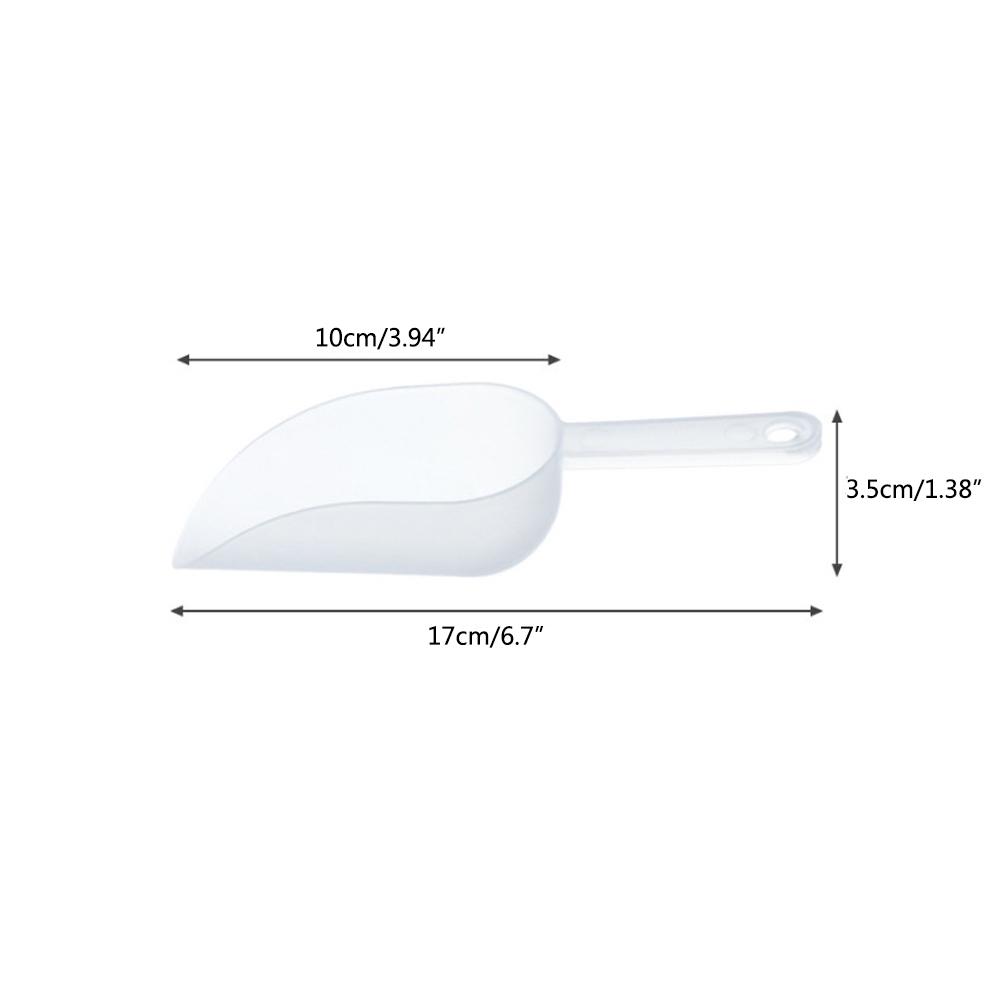 1pc Mini Plastic Ice Shovel Kitchen Tools Flour Food Candy Ice Cream Scoop Measuring Scoops Shovels Kitchen Tools