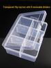 PP Transparent Dustproof Lock Box for Jewelry, Keys, Electronic Parts, and Ornaments