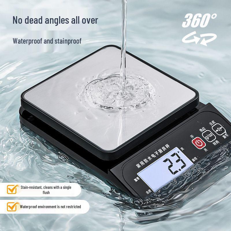 High-Precision Rechargeable Kitchen Scale - Small, Electronic, and Ideal for Home Cooking.