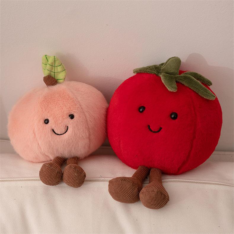 Australian Tomato Plush Doll - Cute Vegetable Cushion Gift