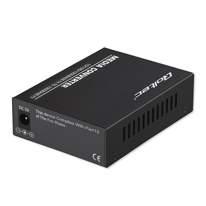 Qoltec Unmanaged Switch Bidirectional Media Converter 1x RJ45 1x SFP | 1000Mb/ | 5V