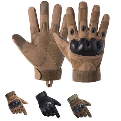 Tactical Gloves Full Finger SWAT Combat Military Gloves Militar Carbon Shell Anti-skid Gloves