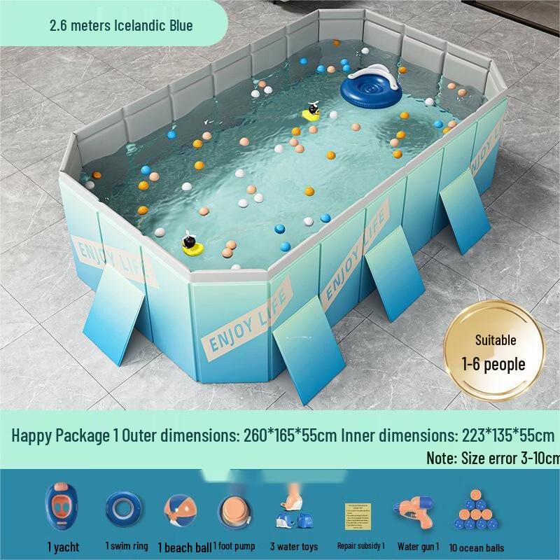 WEZHO Large Non-Inflatable Swimming Pool
