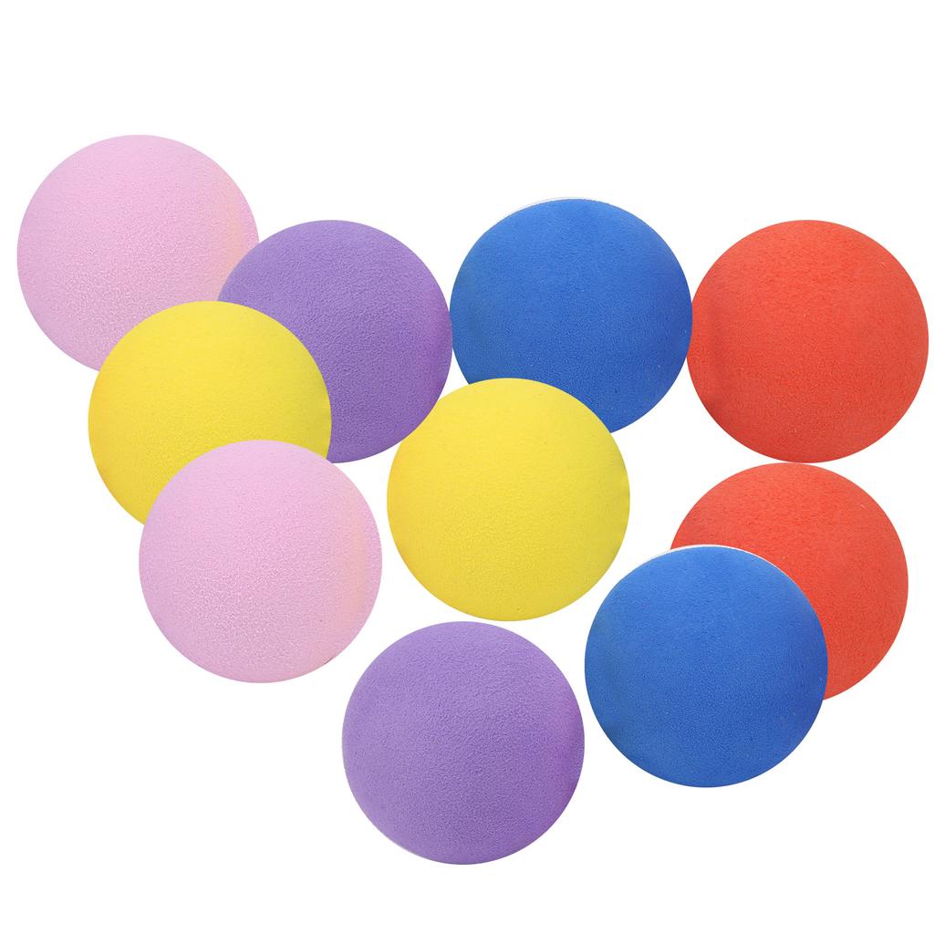 EVA Children Golf Lightweight Kid Toy Ball Foam Ball 60mm Yellow Blue Orange Purple Pink