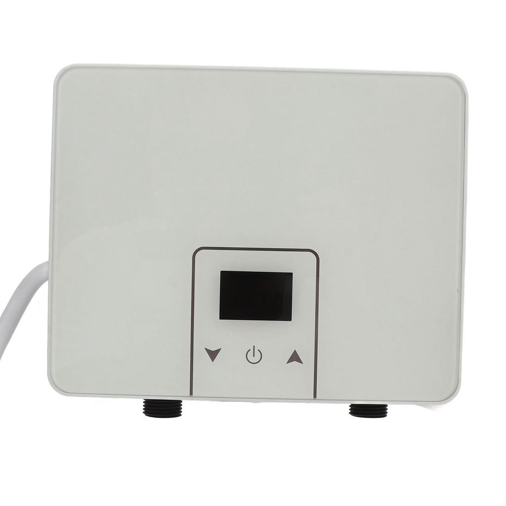 Electric Mini Water Heater 220V 88 Screen Display PVC 5.5KW Fast Heating 55 Degrees C IPX4 Waterproof