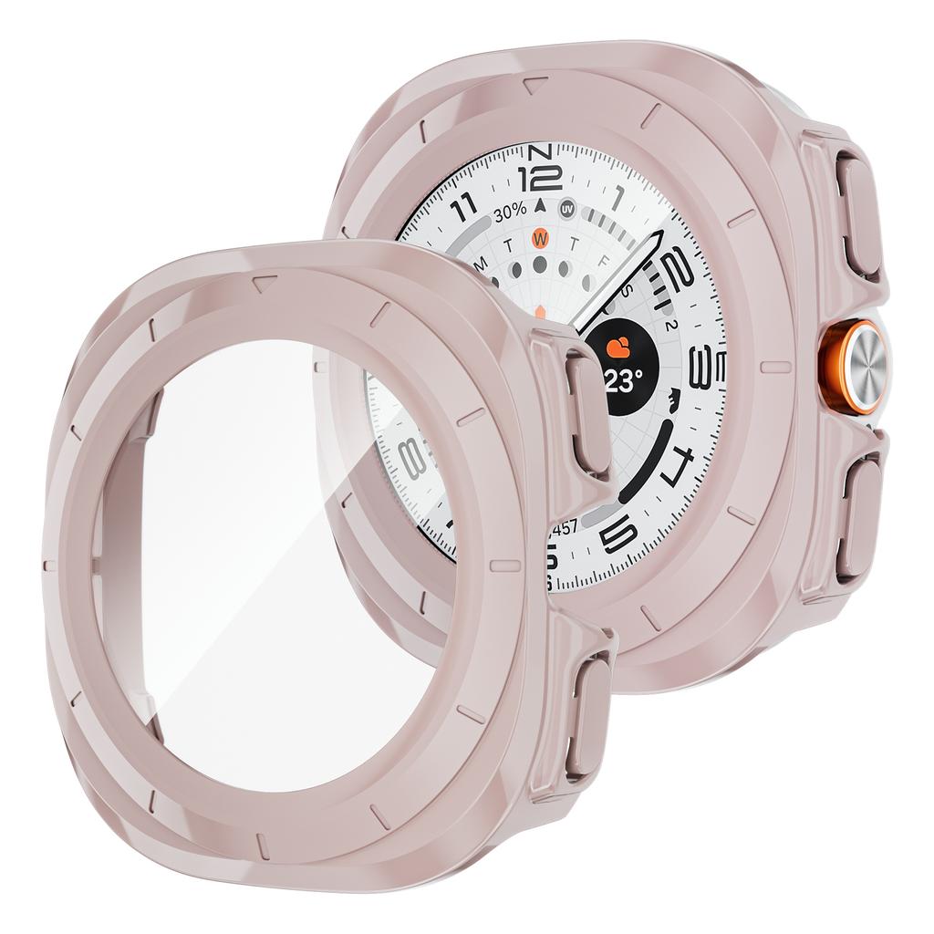 Etui do Samsung Galaxy Watch Ultra 47mm akcesoria Szkło hartowane ochrona ekranu Twardy zderzak PC Galaxy Watch 7 8 ultra Pokrowiec