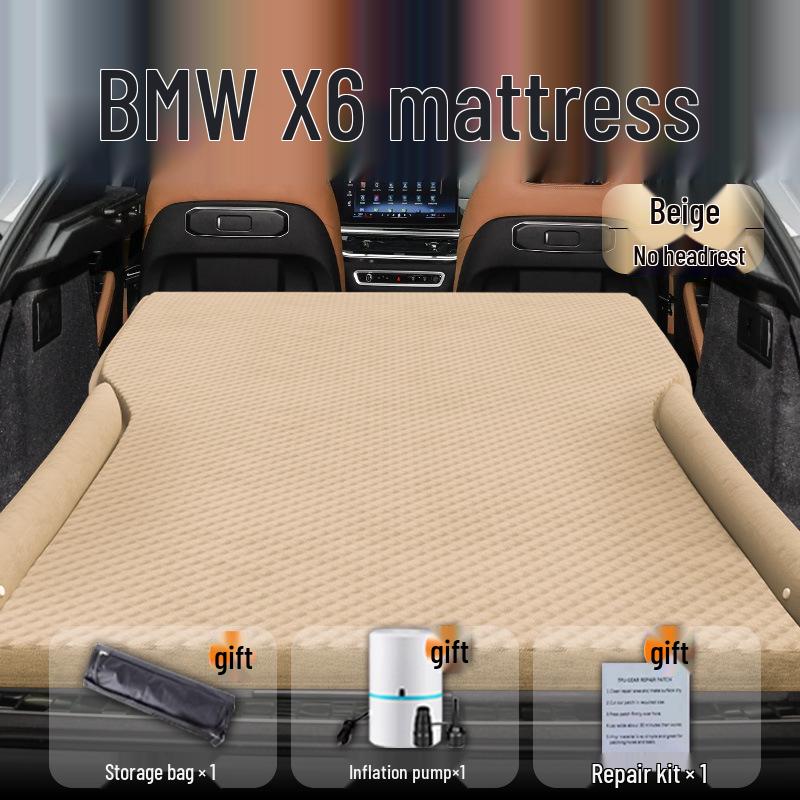 BMW X6 Car Air Mattress: Trunk Bed & Rear Seat Sleeping Mat Standard