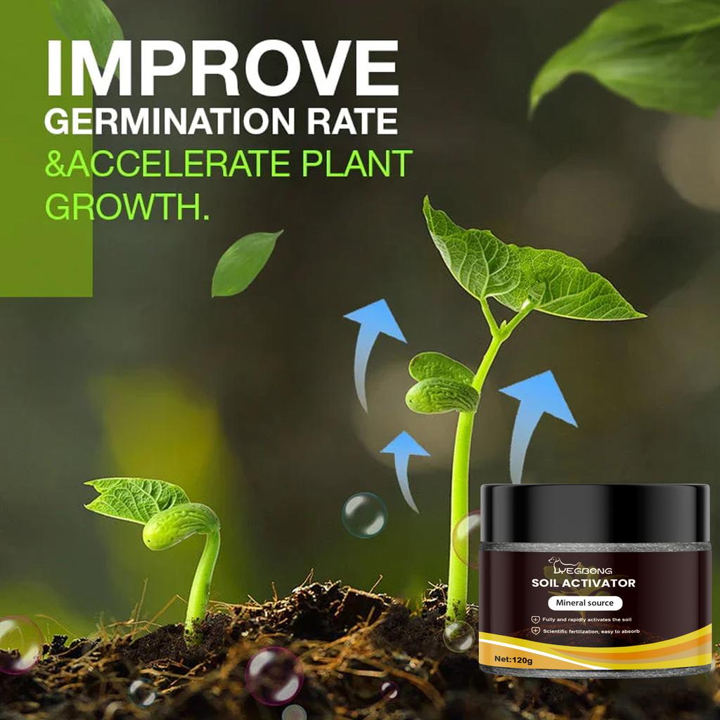Soil Activator Garden Nutrient Loosen Soil Prevent Compaction Root Growth Promoter Plant Fertilizer For Flowers Potted Plants
