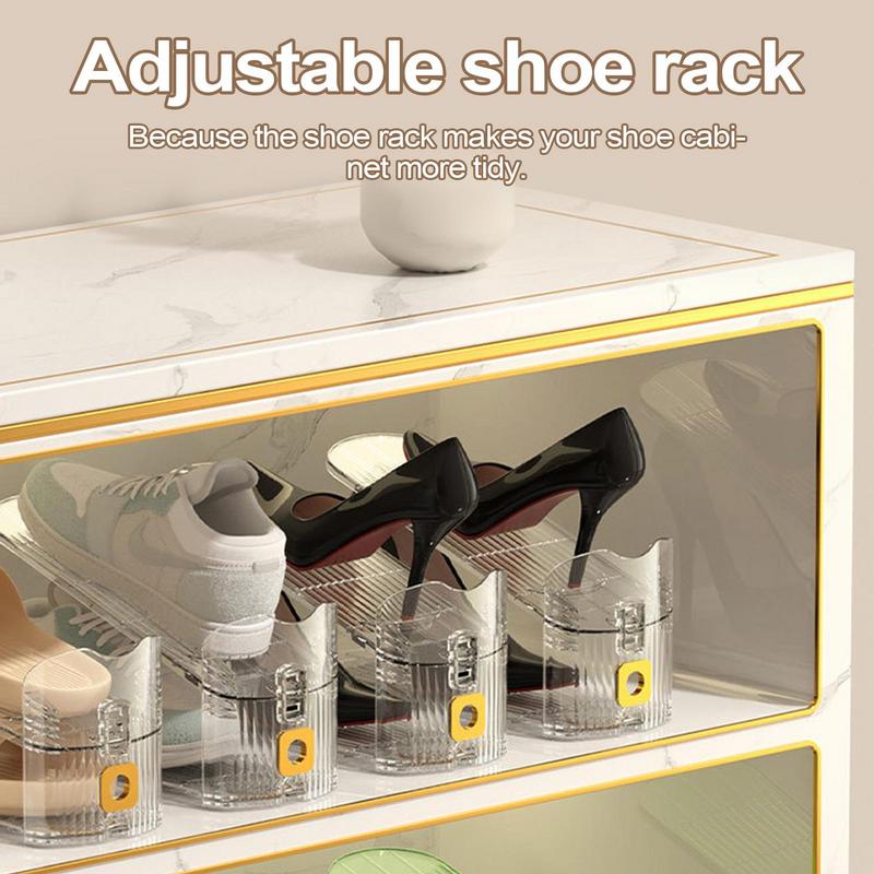 Shoe Slot Organizer 2X Double Layer Shoe Holders Shoe Storage Rack For Closet Organization Shoe Slots Organizer Double Deck Shoe