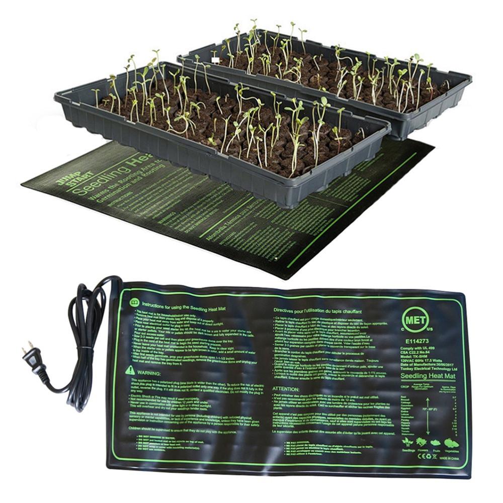 Bonsai Seedling Plants Heat Mat Flower Germination Propagation Clone Starter Pad Garden Nursery cultivation Supplies US EU Plug