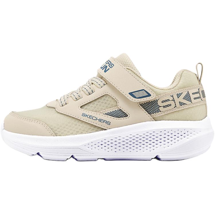 Skechers Boys Comfortable Versatile Non-Slip Durable Low-Top Casual Shoes Kids sneaker Natural 405311L-NAT 27.5
