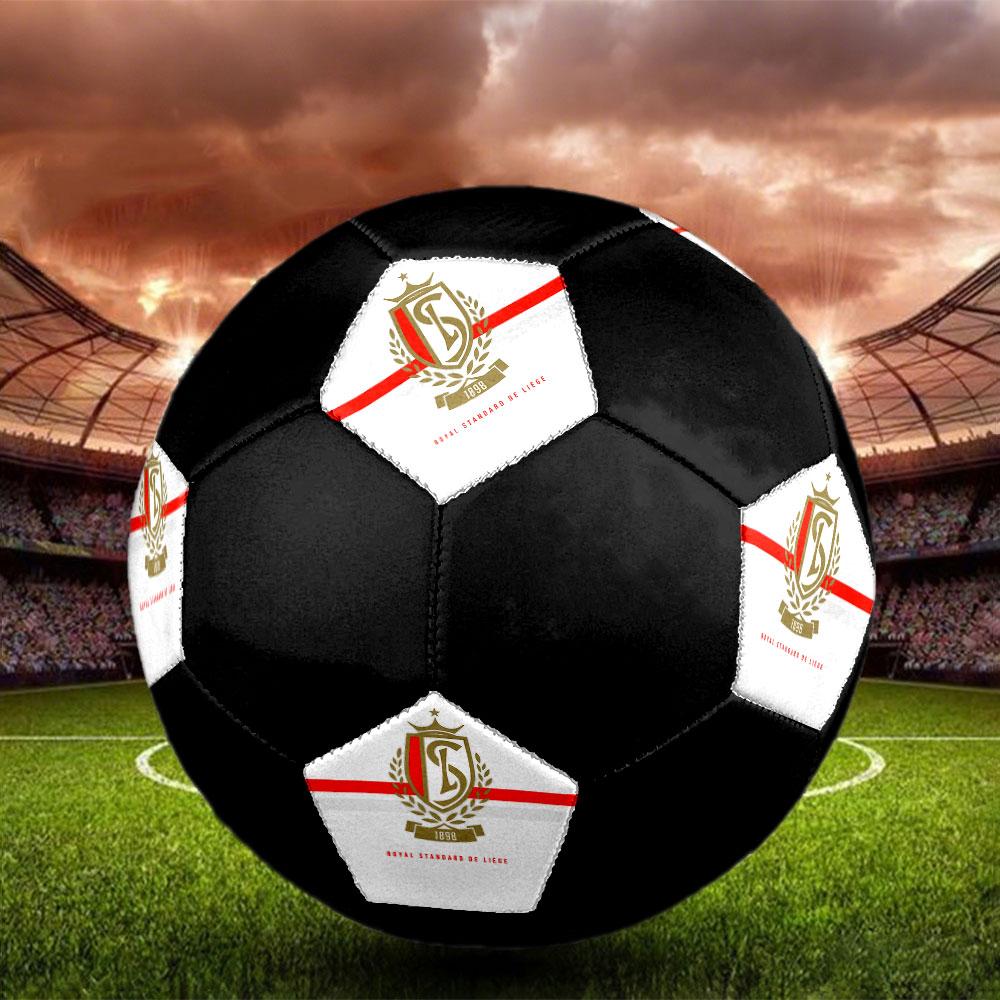 1PC Standard Liège size 5 soccer ball PrahaIndoor Soccer Ball Colorful All Ages Machine Stitched PVC Competition Ready Durable High-Bounce
