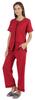 Inkmeso Damen Schlafanzug Set Oberteil Einfarbig Nachtwäsche Pj Loungewear 2-teiliges Set