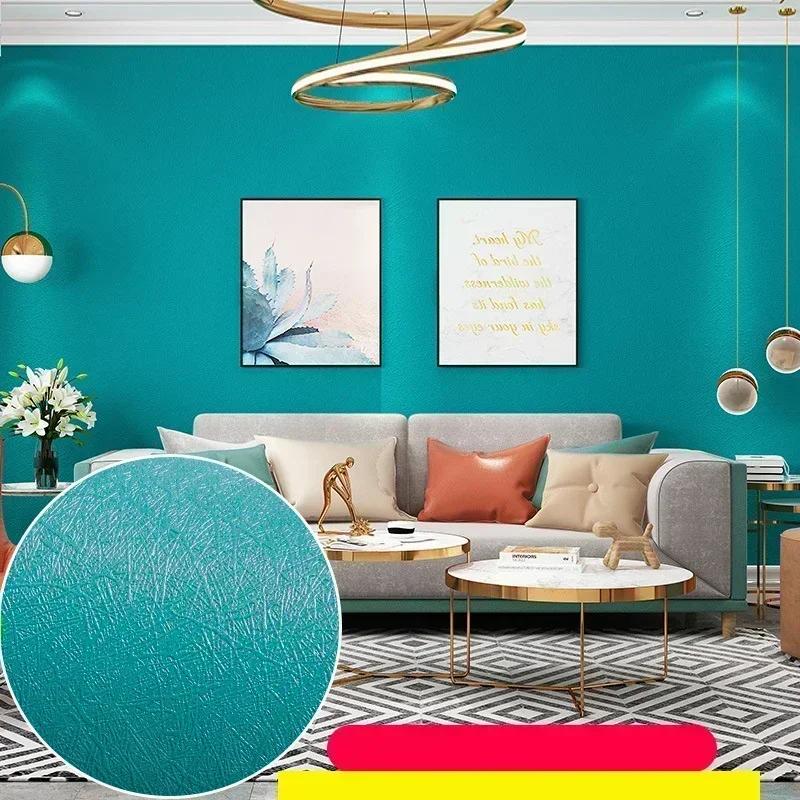 Solid Color Self-Adhesive Macaron Wallpapers Furnitures Cabinet Renovation Sticker Bedroom Vinyl Film DIY Living Room Home Decor