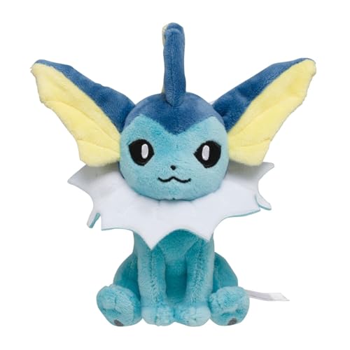 Pokemon Center Original Plush Pokemon fit Vaporeon 15x14x6.5(HxWxD:cm)