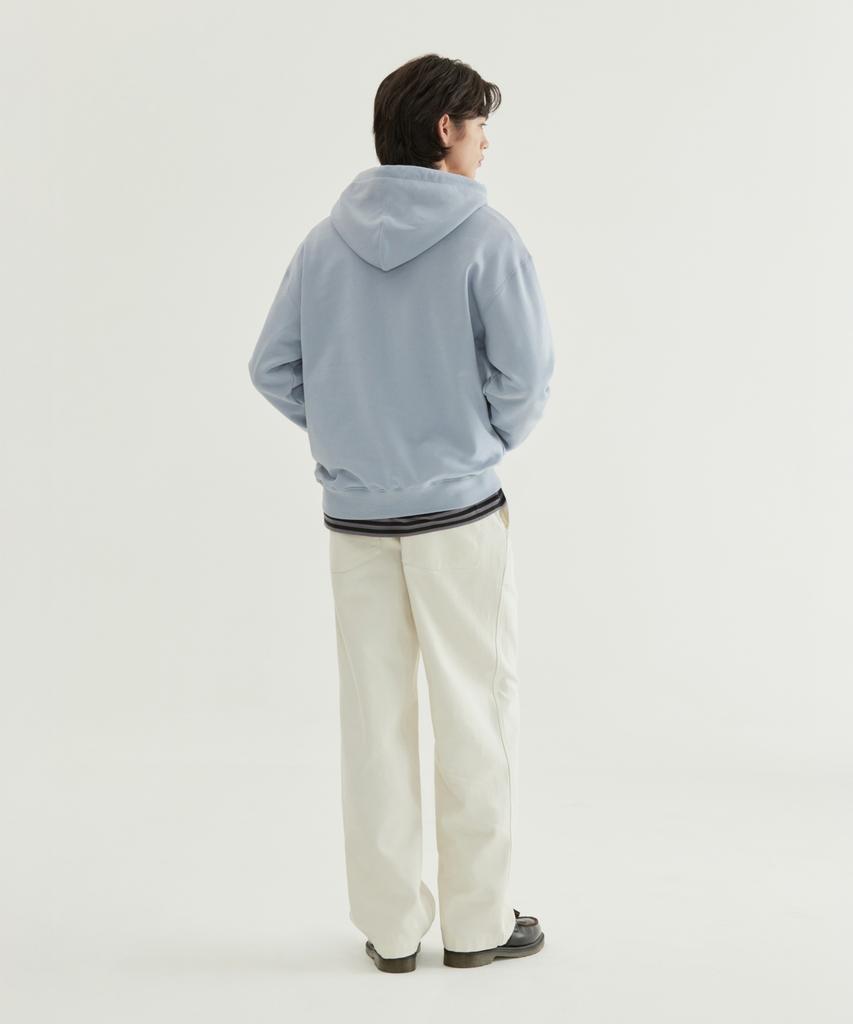 C Logo Hoodie Melange Gray