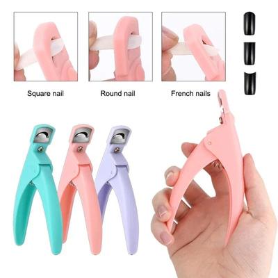 U-shaped Nail Clippers Nail Art Clippers Trimmer Scissors French False Nail Tips Edge Cutters Cutting Steel Cutters Nails Tools