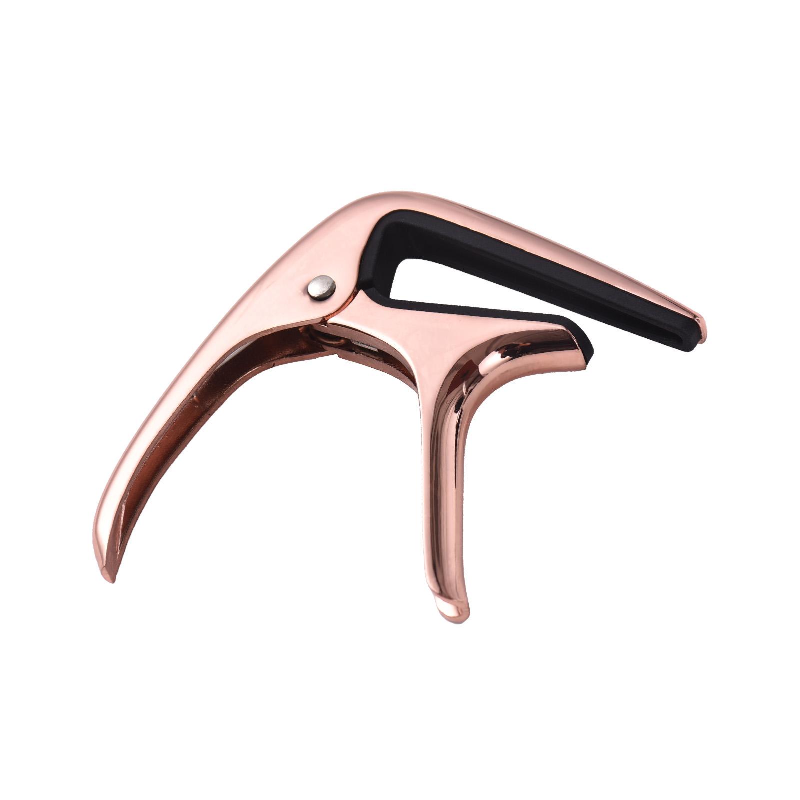 Guitar Capo Professional Acoustic Guitar Capo Transfer Clip Zinc Alloy Guitar Capo for Folk Classical Guitars Ukulele Bass розового золота
