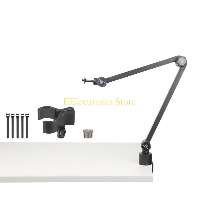 B03C Microphone Overhead Mount Holder Stand For Streaming Broadcasts Quick Setups