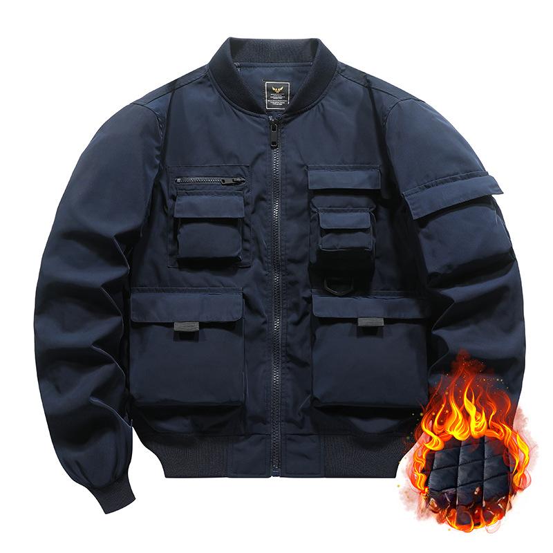 Куртка мужская американская винтажная бейсбольная куртка функциональная куртка Charge — фото 7