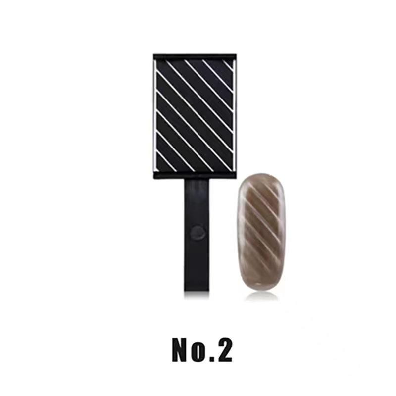 Nail Art Tools Cat Eye magnetisk stav Kraftfull hjärtformad magnet Lämplig för gelpolering Skönhet Manikyr Dekoration Tillbehör