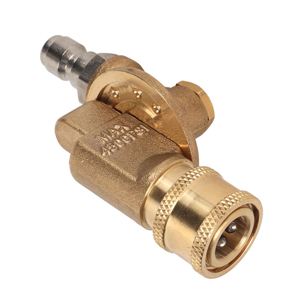 Quick Connecting Pivoting Coupler Attachment 1Celsius4in for Pressure Washer Nozzle 4500psi Garden Supplies