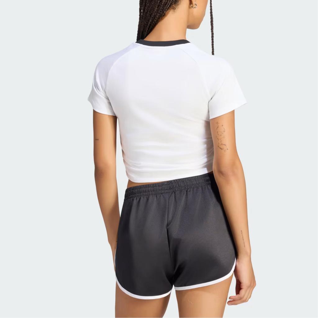 adidas Originals X Jennie T Shirts Unisex White Crew Neck Moderate LD4968