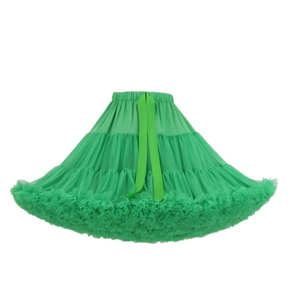 58 Styles Lolita Tutu Skirt 42cm 280g Hexagon Mesh Crinoline No Bone Petticoat Daily Cosplay