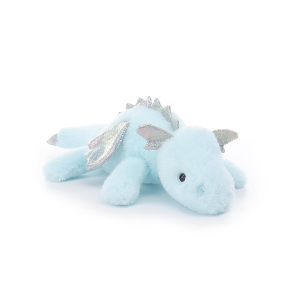 Apricot Lamb Sky Blue Lying Dragon Plush Toy for Soft and Fluffy Sky Blue Lying Dragon for Girls and 38cm Children, Cute, Boys,