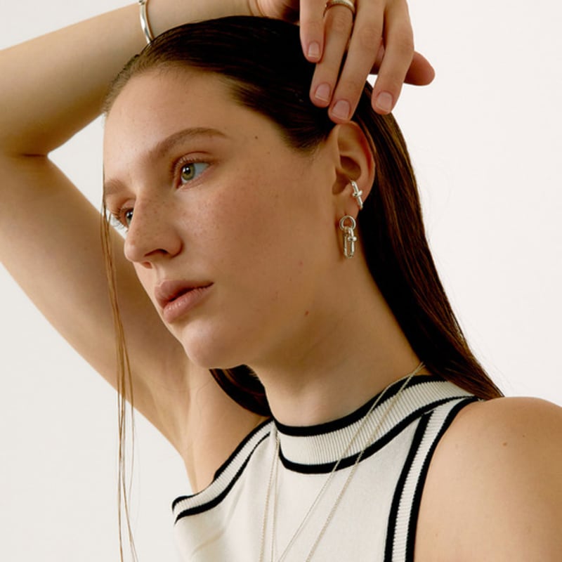 fINE HABIT fINE Link Earrings(M)