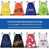 Waterproof Polyester Drawstring Sports Backpack for Outdoor Use