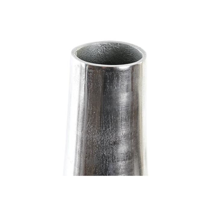 Vase décoratif - Design moderne - Aluminium - Doré et Argenté - 49,5 cm - Contemporain