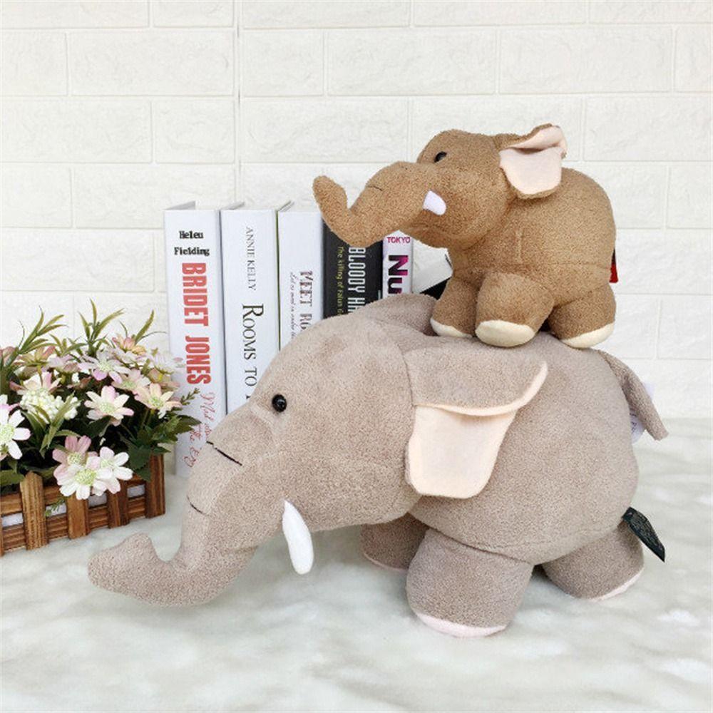 Children Plush Toy Home Desk Decor Hippo Stuffed Toys Elephant Doll Plush Hippo Toy Stuffed Animals