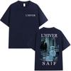 Men's Gothic Hip Hop Short Sleeve T-shirts Vintage T-shirt Fans Streetwear
