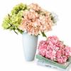 Silk Fake Hydrangea Flowers Large Size Bridal Hydrangea Bouquet  for Home Party Wedding