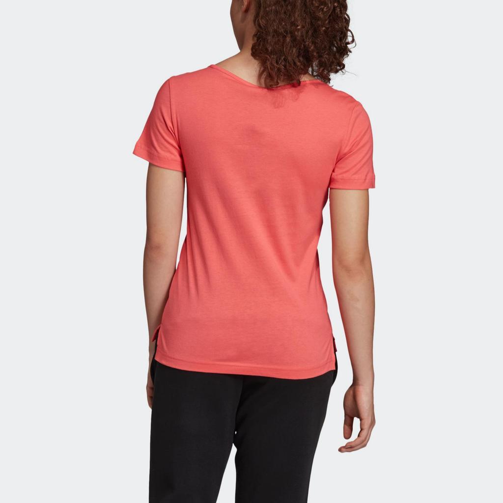 adidas T Shirts Women's Pink Crew Neck Moderate DV3016