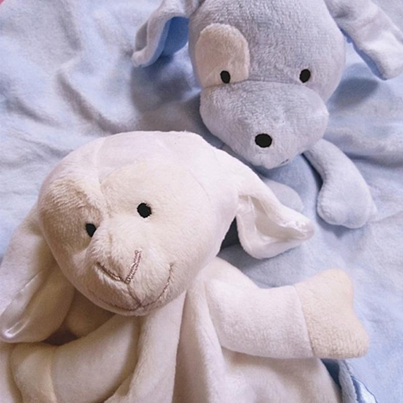 Baby Toys Appease Towels Soothe Sleeping Animal Patterned Mini Blanket Kid/'s Toy