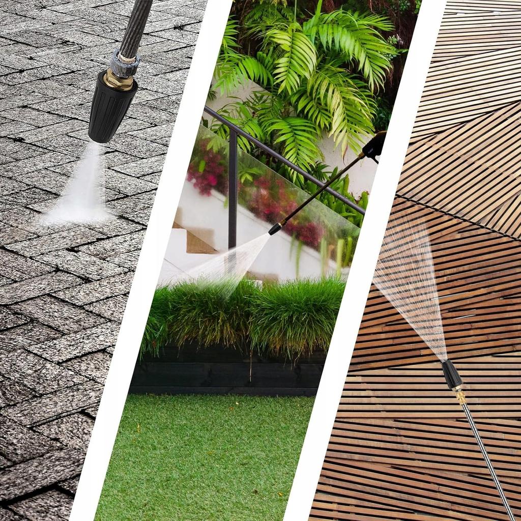 Rosfix Dysza Turbo Do Myjek Ciśnieniowych – Zwiększone Ciśnienie Do 150 Bar | Szybkie Połączenie Lavor Quick Connect | Efektywne Usuwanie Zabrudzeń