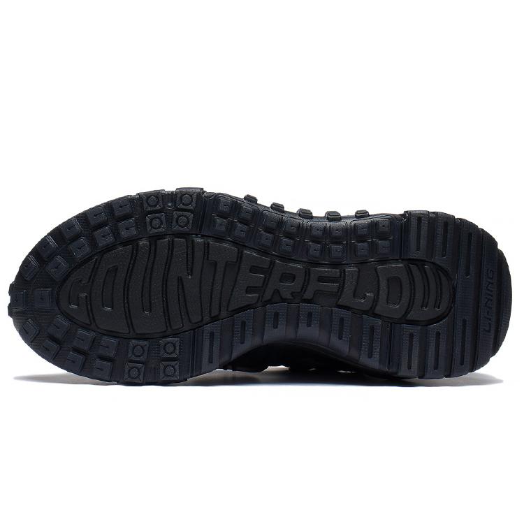 New LiNing CF Star Track Cushioning Rebound Low Top Sports Casual Shoes Women's Black AGLS160-4