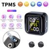 Motor Tire Pressure Monitoring Alarm SystemWireless LCD Display Motorcycle TPMS Tyre Temperature Tester Tire Pressure Sensor