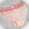 Mesh For Girls Thin Belt Transparent Korean Underwear Butterfly Embroidery Briefs Women Panties