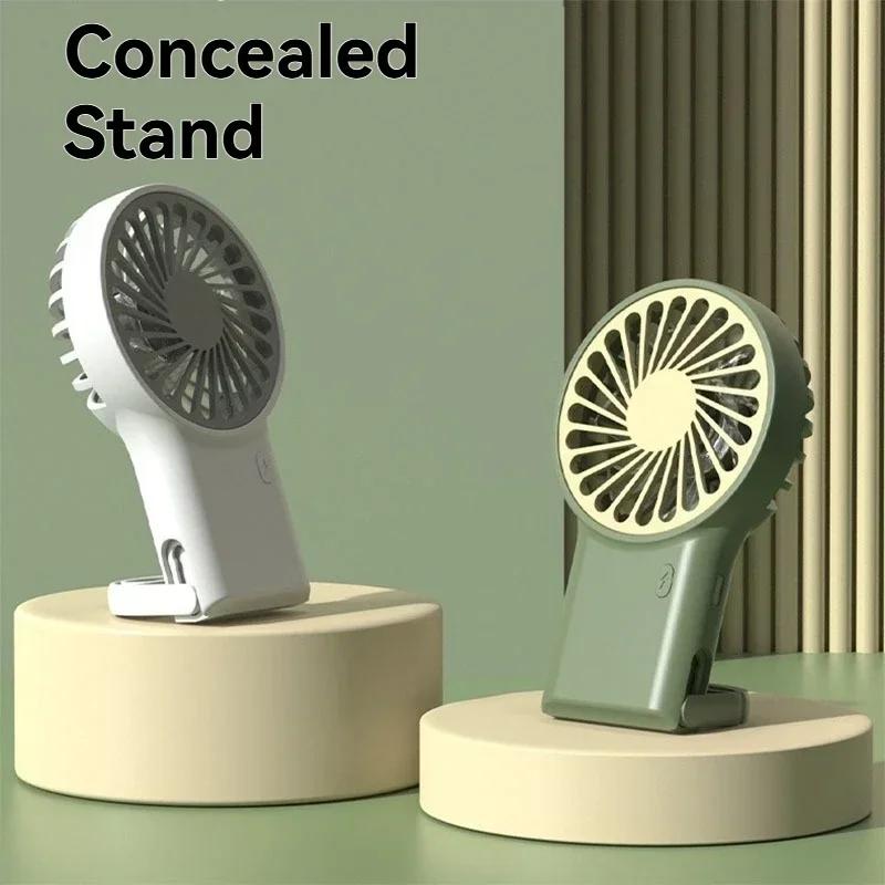 Ventilatore Usb Handheld Fan Cooling Fan Bladeless Hand Ventilator Fan Neck Fan Air Cooler Rechargeable Fan Mini Fan Portable