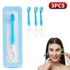 Mint flavored bead toothbrush, deeply cleanses the mouth, five in one mini brush, suitable for convenient travel and travel